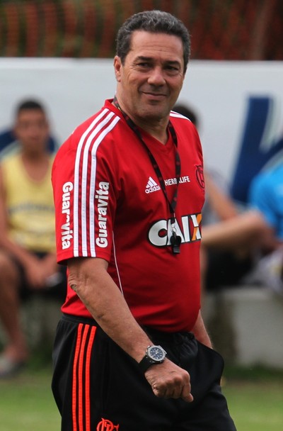 Luxemburgo, Ninho do Urubu, Flamengo (Foto: Gilvan de Souza/Fla Imagem) Luxemburgo, Ninho do Urubu, Flamengo (Foto: Gilvan de Souza/Fla Imagem)