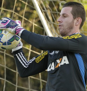 Paulo Victor, treino Flamengo (Foto: Gilvan de Souza / Flamengo)