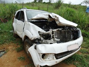 Atropelamento BR-365 (Foto: Site Silvan Alves)
