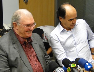 Gilvan de Pinho Tavares e Marcelo Oliveira no Cruzeiro (Foto: Marco Astoni / Globoesporte.com)