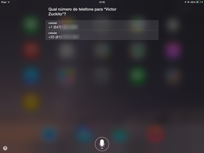 Siri pode ler números de seus contatos em voz alta em espaços públicos (Foto: Reprodução/Elson de Souza)