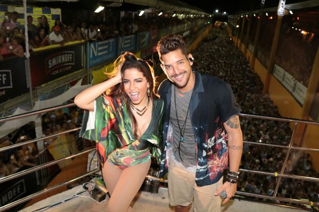 Anitta e Felipe Pezzoni, da Banda Eva (Foto: Fred Pontes / Divulgação)