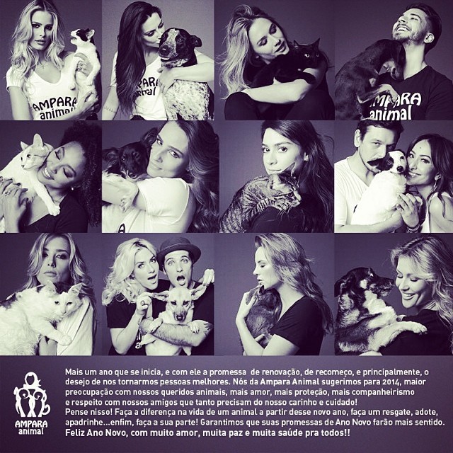 Diversos famosos aderiram à campanha (Foto: Reprodução/Instagram)
