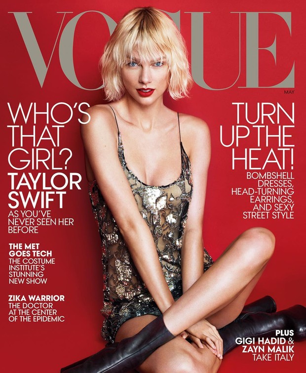 Ego Taylor Swift Muda O Visual E Usa Look Sexy Em Capa Para Vogue