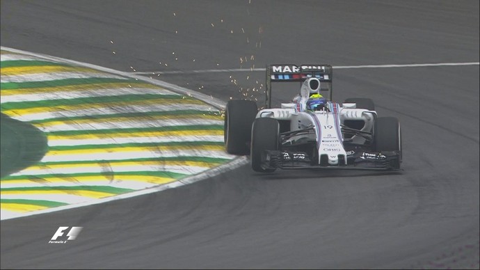 Felipe Massa em ação no 1º treino livre para o GP do Brasil (Foto: Divulgação)