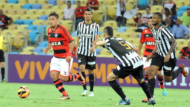 Carlos Eduardo Flamengo e Santos (Foto: Alexandre Vidal / Fla Imagem)