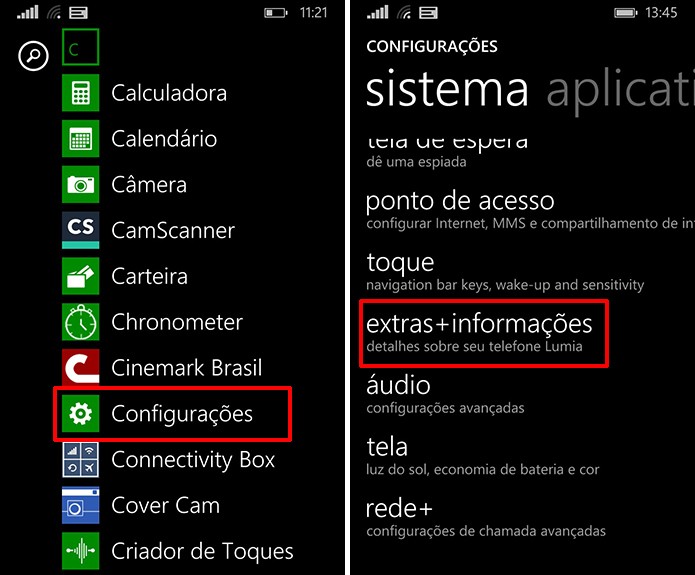 Windows Phone recebe atualizações de firmware com pequenas mudanças e novas funções (Foto: Reprodução/Elson de Souza)