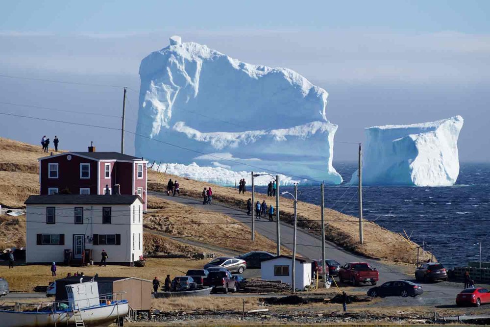  Cidade do Canadá fica na rota de icebergs que vêm da Antártida  (Foto: Jody Martin/Reuters)