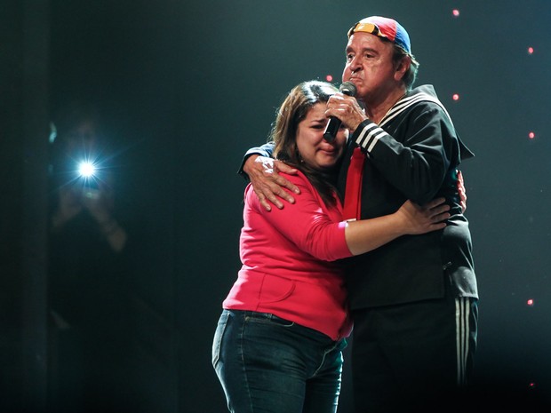  Carlos Villagrán, o Kiko do seriado 'Chaves', em apresentação em São Paulo (Foto: Manuela Scarpa/ Foto Rio News)