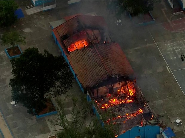 Rebelião em Franco da Rocha (Foto: Reprodução/GloboNews)