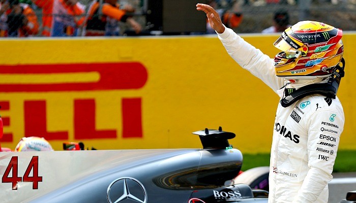 Lewis Hamilton é pole na Bélgica