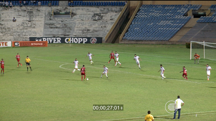 Gol de Fabinho (Foto: TV Clube)
