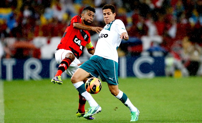 Leo Moura jogo Flamengo contra Goiás Copa do Brasil (Foto: Ivo Gonzalez / Agência O Globo)