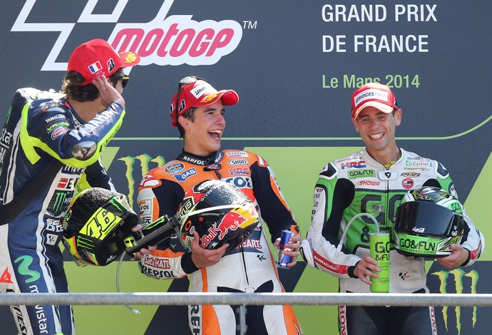 Valentino Rossi, marc marquez e Alvaro Bautista MotoGP (Foto: Reuters)