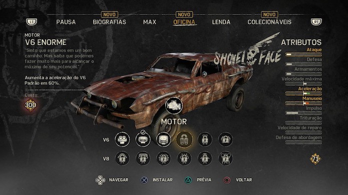 Mad Max: aprenda a personalizar o veículo Magnum Opus (Foto: Reprodução/VIctor Teixeira)