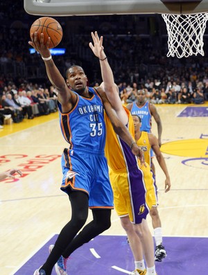 Kevin Durant, Lakers x Thunder - AP (Foto: AP)