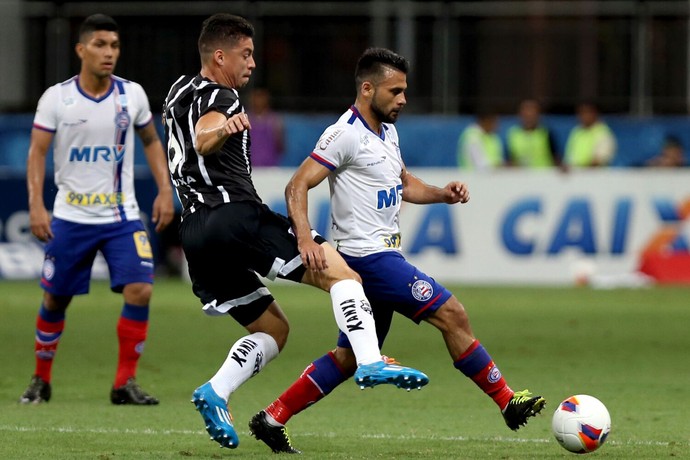 Bahia; Maxi Biancucchi; Bragantino (Foto: Felipe Oliveira / Divulgação / EC Bahia)