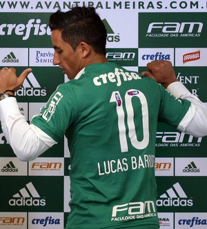 Lucas Barrios Palmeiras (Foto: Fabio Menotti / Ag. Palmeiras / Divulgação)