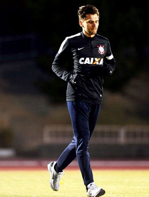 Paulo André no treino do Corinthians Mundial (Foto: Marcos Ribolli / Globoesporte.com)