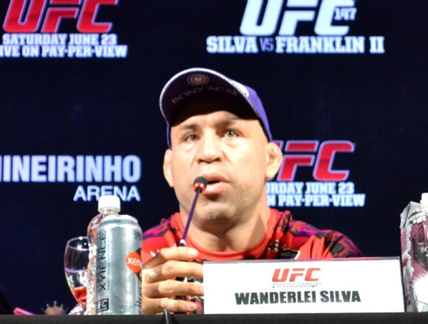 Wanderlei Silva coletiva de imprensa do UFC (Foto: Adriano Caldas / Globoesporte.com)