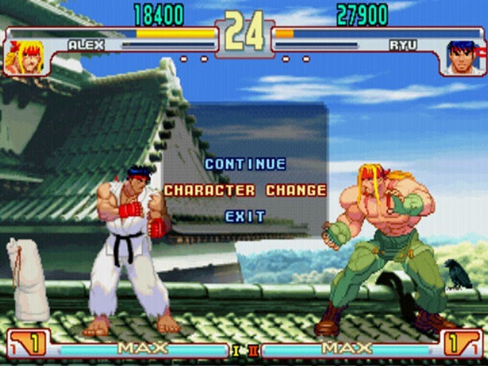 Street Fighter III marcou presença no Playstation 2 (Foto: Divulgação)