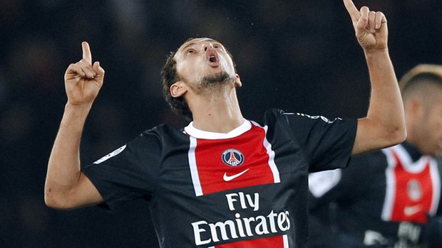 nene paris saint germain x toulouse (Foto: AFP)