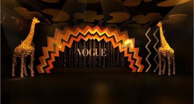 Pop África: a cenografia do Baile da Vogue 2016  (Foto: Divulgação)