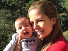 Nívea Stelmann posta foto com filha caçula: 'Porque eu amo minha mãe'