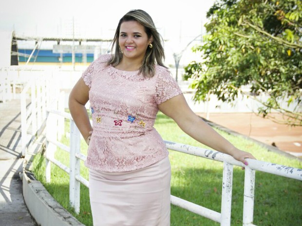 Miss Plus Size Amapá, Jordane Batista (Foto: Fabiana Figueiredo/G1 Amapá)
