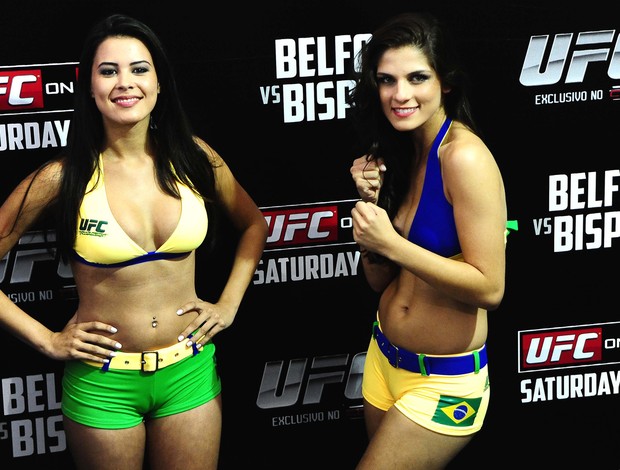RING GIRLS BRASILEIRAS ufc brasil são paulo (Foto: Marcos Ribolli)