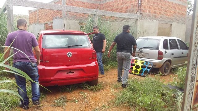 Veículos foram apreendidos em Porto Nacional (Foto: Polícia Civil/Divulgação)