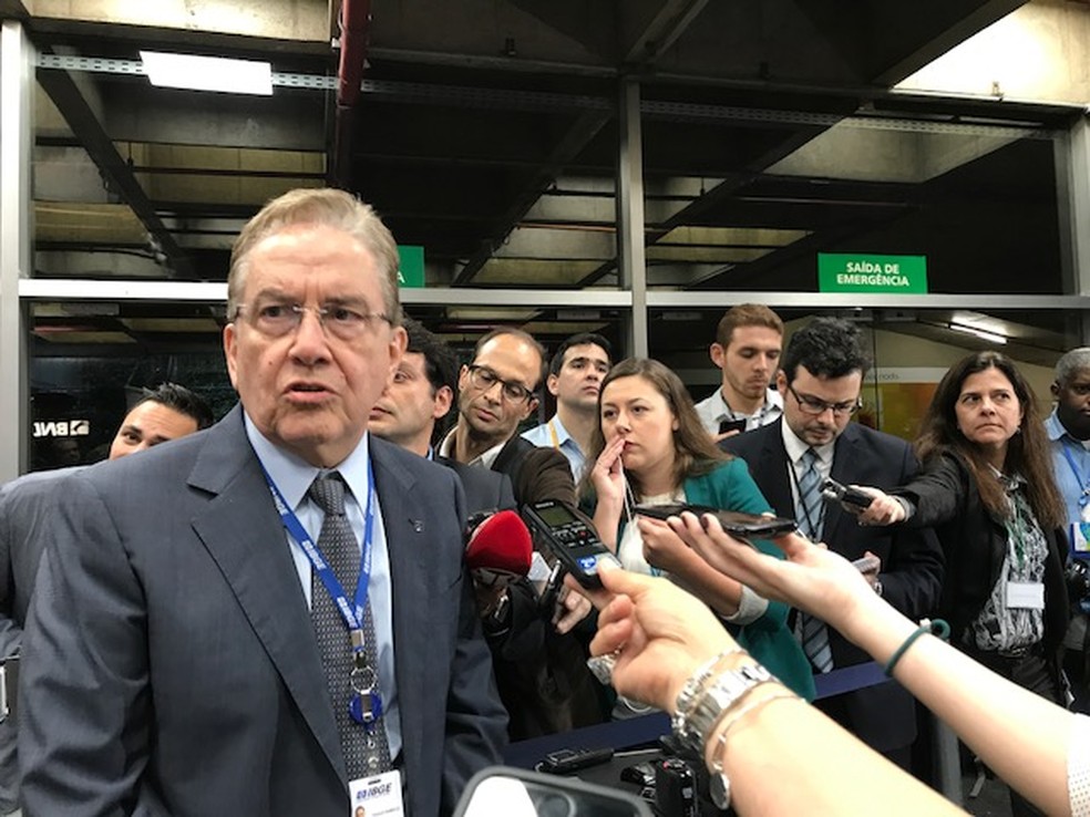 Paulo Rabello de Castro tomou posse como novo presidente do BNDES nesta quinta-feira (Foto: Khatia Mello/G1)