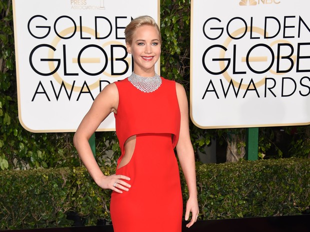 Jennifer Lawrence em premiação em Los Angeles, nos Estados Unidos (Foto: Valerie Macon/ AFP) Jennifer Lawrence em premiação em Los Angeles, nos Estados Unidos (Foto: Valerie Macon/ AFP)