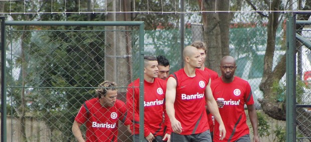 Treino do Inter no CT do Parque Gigante (Foto: Diego Guichard/GLOBOESPORTE.COM)