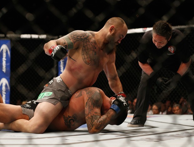 Travis Browne x Brendan Schaub, UFC 181 (Foto: Getty Images)