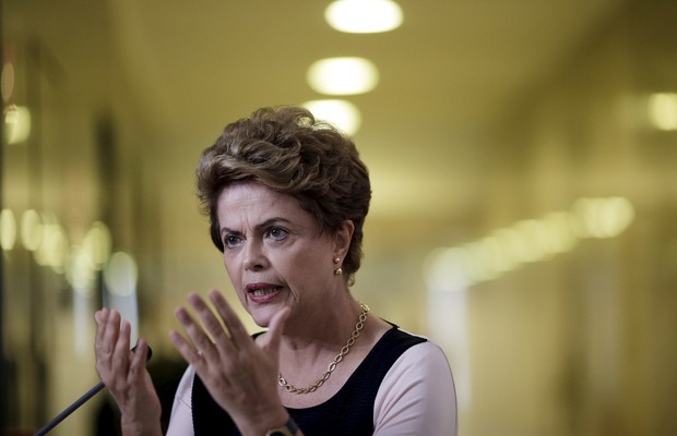 Presidente Dilma Rousseff durante encontro no Palácio do Planalto, em Brasília (Foto: Ueslei Marcelino/Reuters)