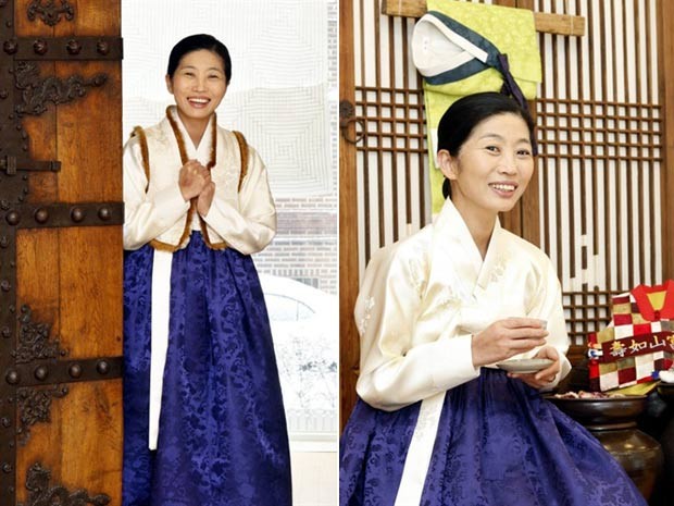 Lee Hye-soon foi impedida de entrar em hotel porque usava traje 'hanbok'. (Foto: Kim Mi-ok/AFP)