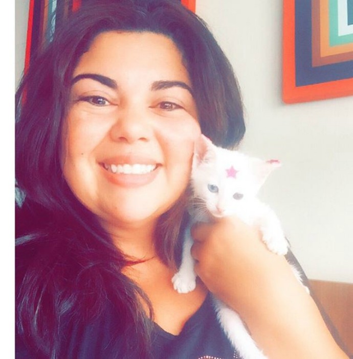 Fabiana Karla diz que ama fazer selfie (Foto: Arquivo Pessoal)
