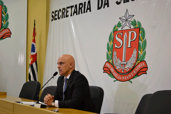 Secretário da Segurança Pública, Alexandre de Moraes (Foto: Rodrigo Paneghine/Polícia Civil)