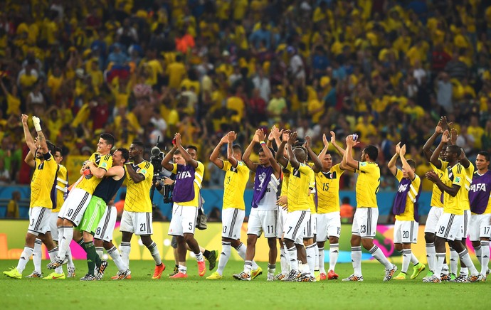 James Rodriguez Substituição Colômbia e Uruguai Maracanã (Foto: Getty Images)