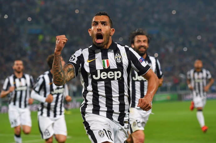 Tévez Juventus Real Madrid (Foto: Getty Images)