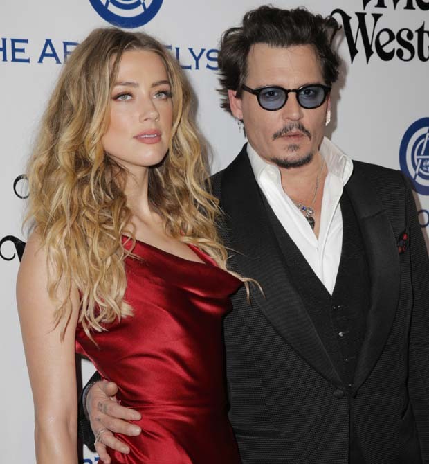 Amber Heard e Johnny Depp (Foto: Gettty Images)