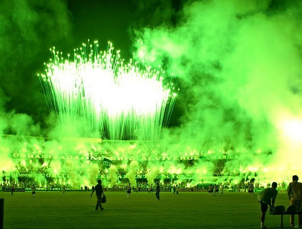 Green Hell da torcida do Coritiba (Foto: André Raittz/Divulgação)