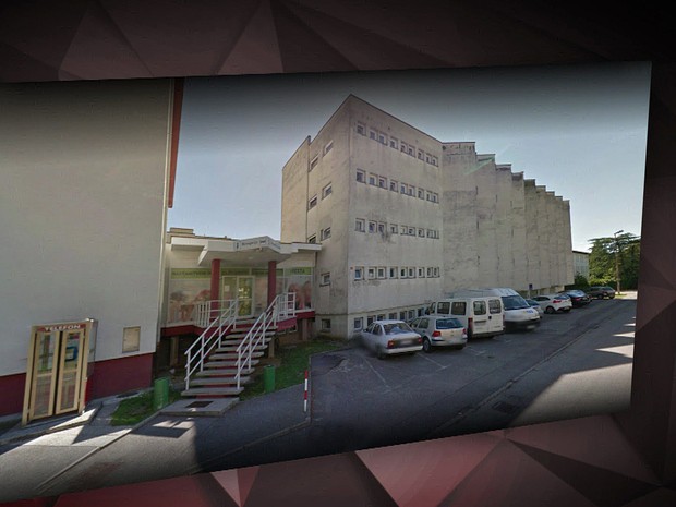 Hotel onde as mulheres se prostituiam na Eslovênia (Foto: Reprodução/TV Globo)