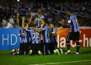 Vermelhão da Serra, Passo Fundo x Grêmio, Gauchão, gol (Foto: Lucas Uebel / Grêmio / Divulgação)