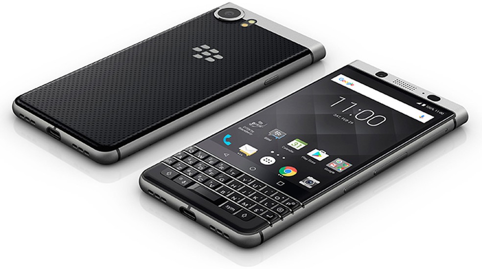 Blackberry KEYone é um celular moderno com teclado físico (Foto: Divulgação/Blackberry)