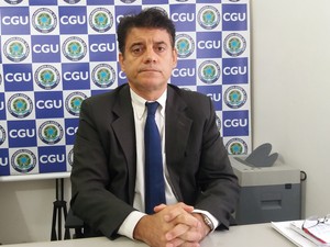 Romel Oscar Tebas, chefe da Controladoria-Geral da União no Amapá (Foto: John Pacheco/G1)