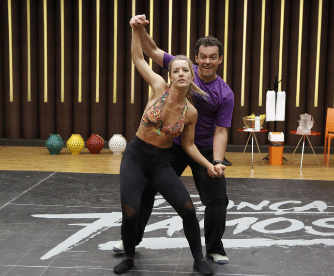 Fernando Rocha e Juliana Valcézia no Dança (Foto: Fábio Rocha / Gshow)