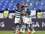 Sporting vence fora de casa e
se mantém na cola do líder Porto