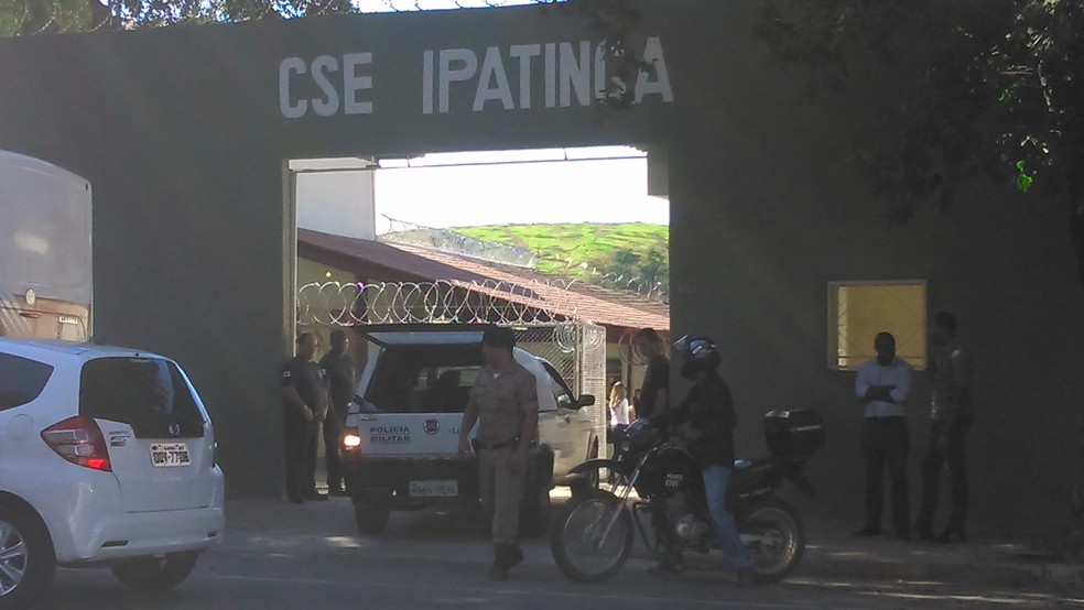 Crime foi registrado no Centro Socioeducativo de Ipatinga, no Vale do Aço (Foto: Patrícia Belo / G1)
